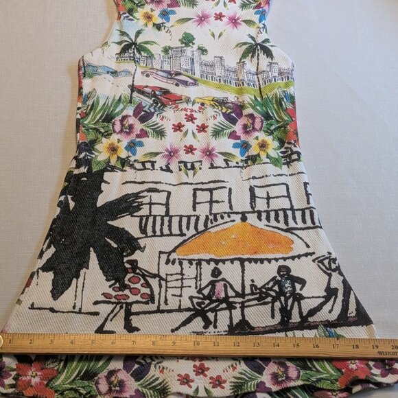 Desigual Anna Laura S Summer City Tropical Print Dress - Picture 5 of 13